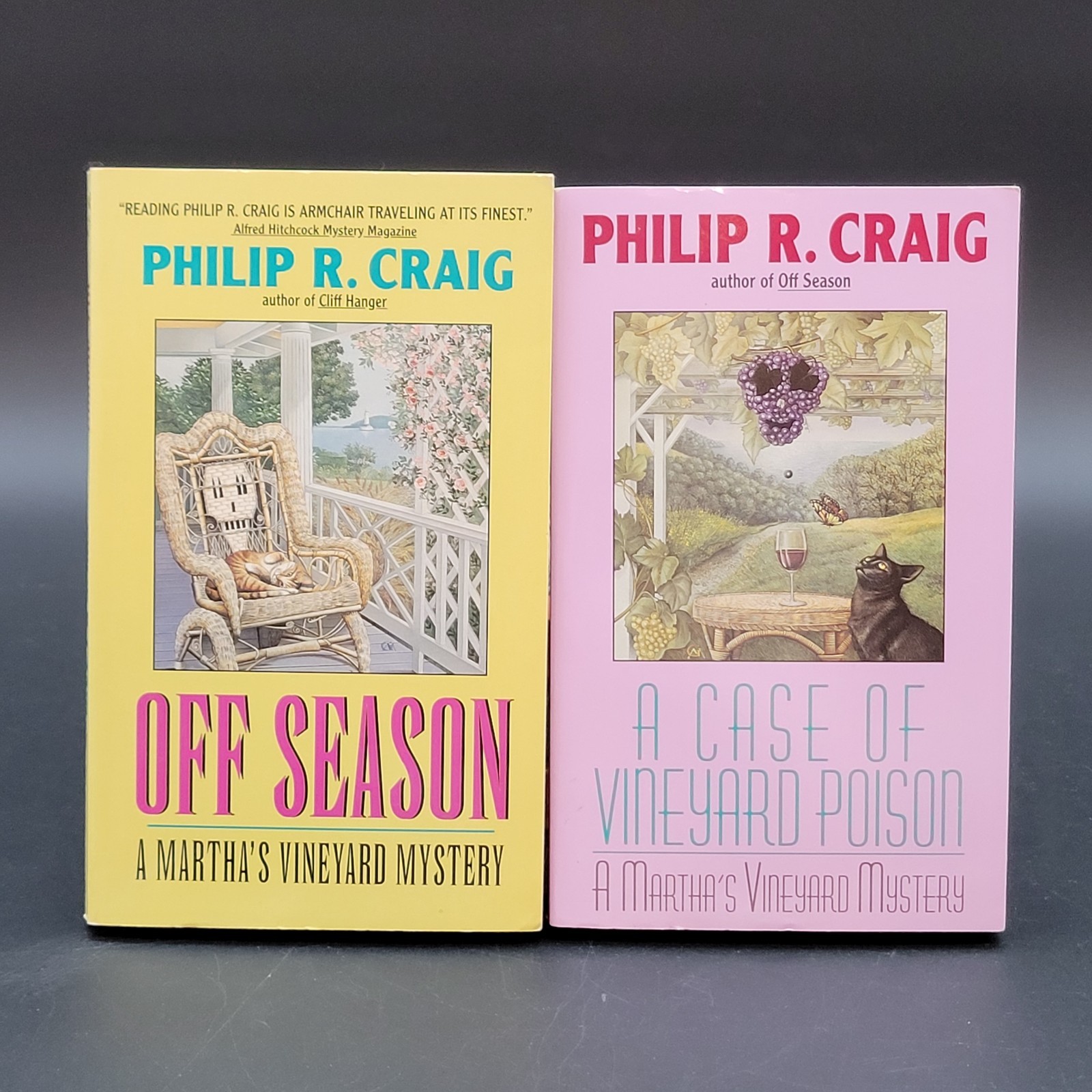 Lot of 6 Philip R Craig A Martha&rsquo;s Vineyard Mystery PB Novels Multiple Titles