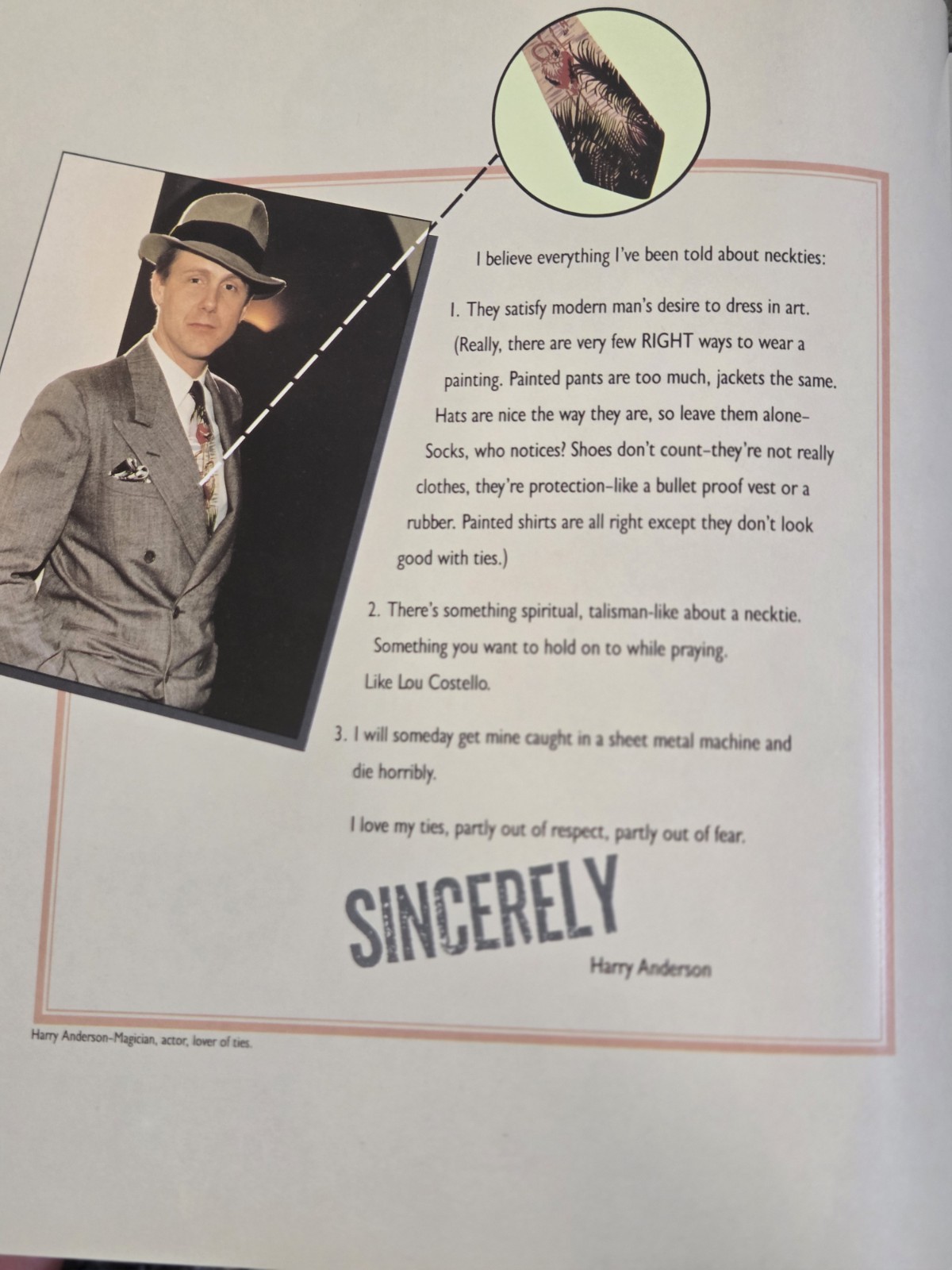 FIT TO BE TIED Vintage Ties of the 1940s and Early &rsquo;50s NICE Hardcover Book 1987