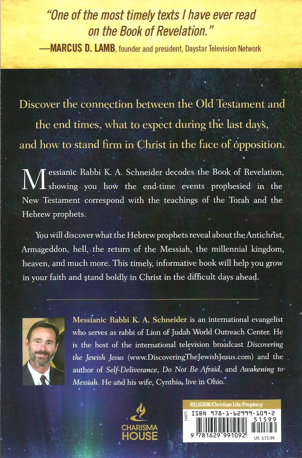THE BOOK OF REVELATION DECODED by Rabbi K.A. Schneider, 2017 **NEW**