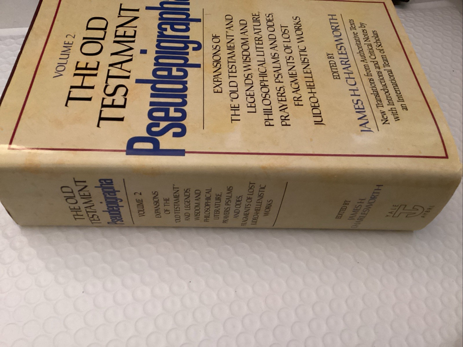 The Old Testament Pseudepigrapha, Volume 2: Expansions of the « Old Testament »