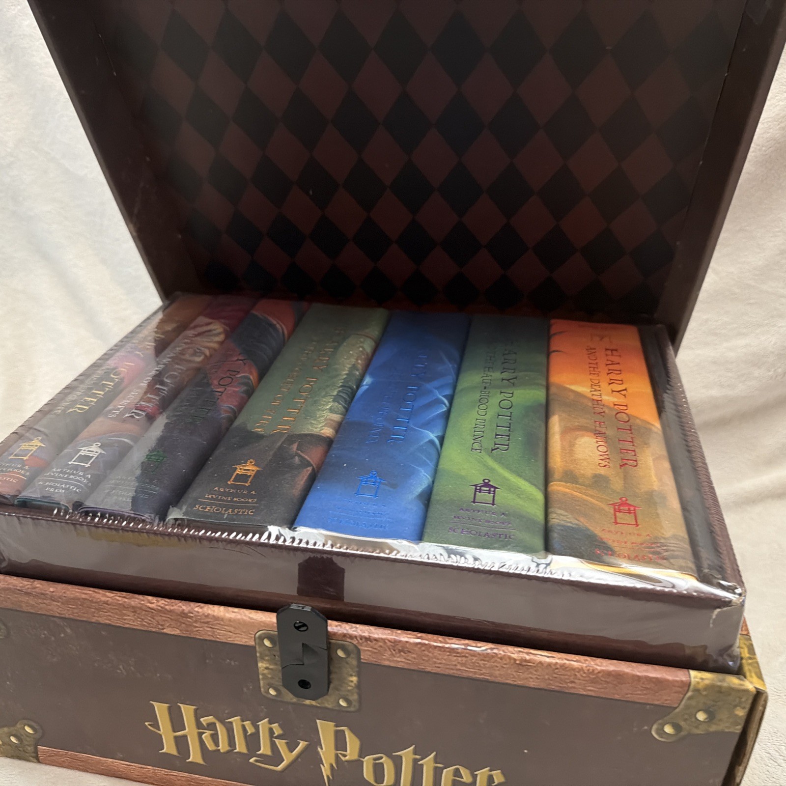 Harry Potter Boxed Set Hardcover Books 1-7 in Trunk Chest Limited Edition SEALED