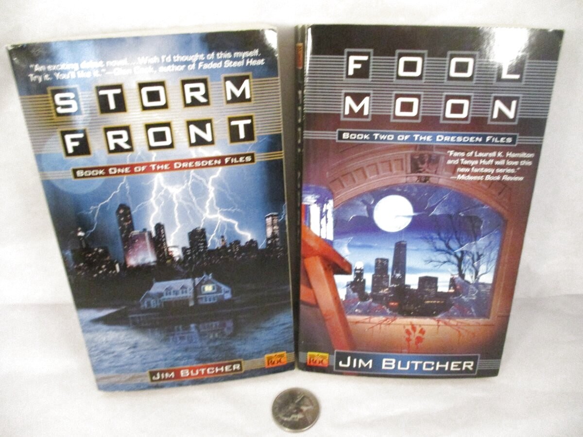 Jim Butcher Dresden Files Lot Books 1–8 PB Urban Fantasy Storm Front through P