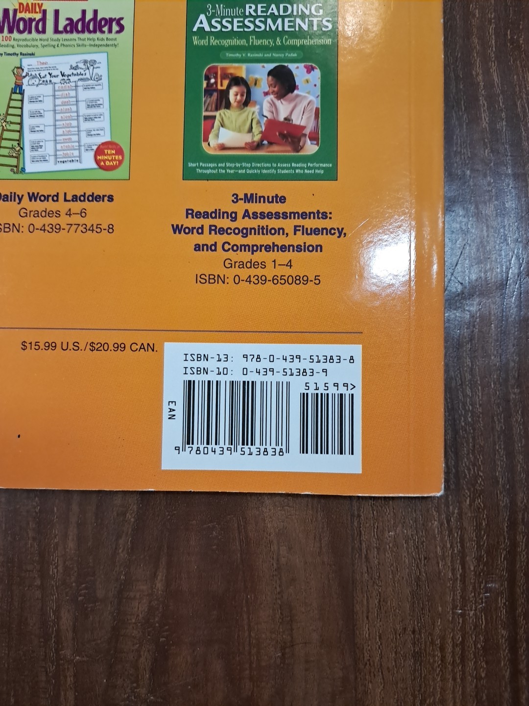 Daily Word Ladders: Grades 2-3 by Timothy V. Rasinski (2005, Trade Paperback)
