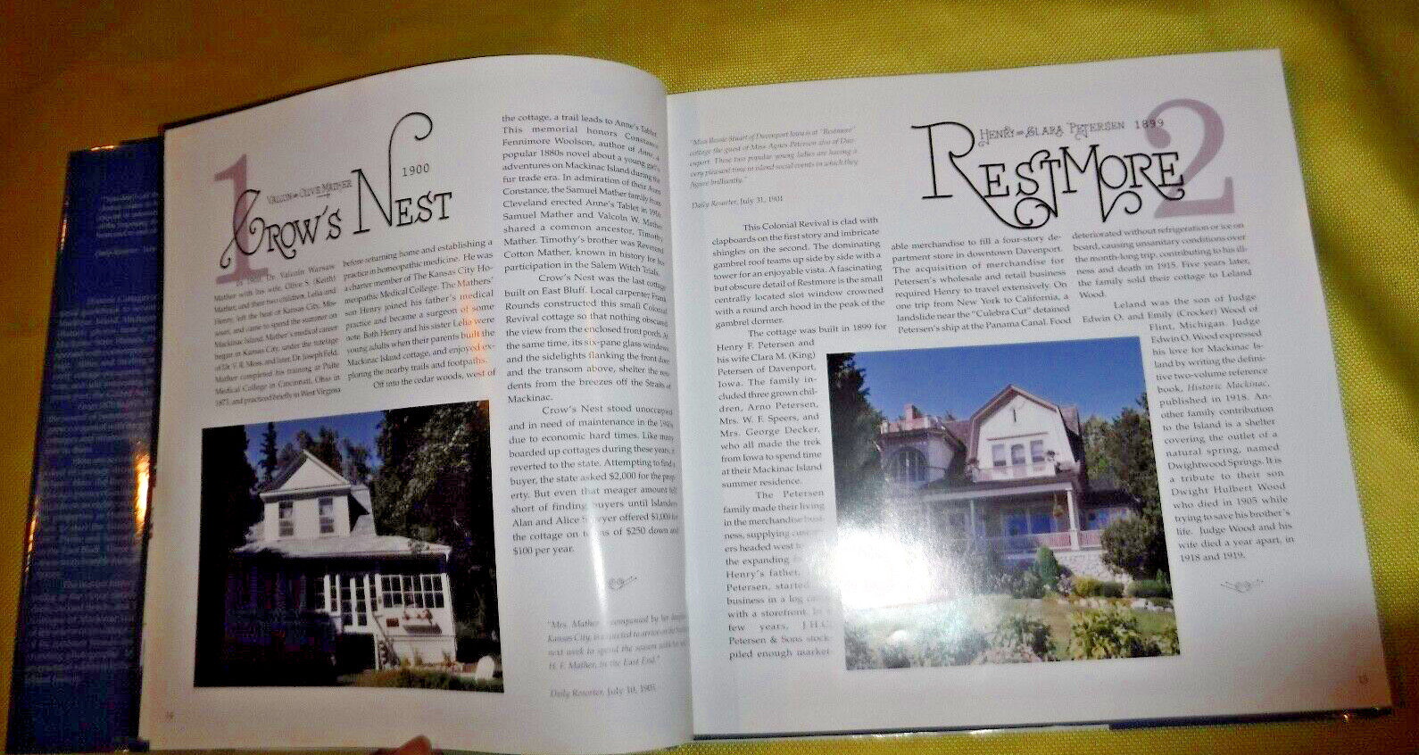 Historic Cottages of Mackinac Island by Sterling and Stites 2001 – Signed Copy