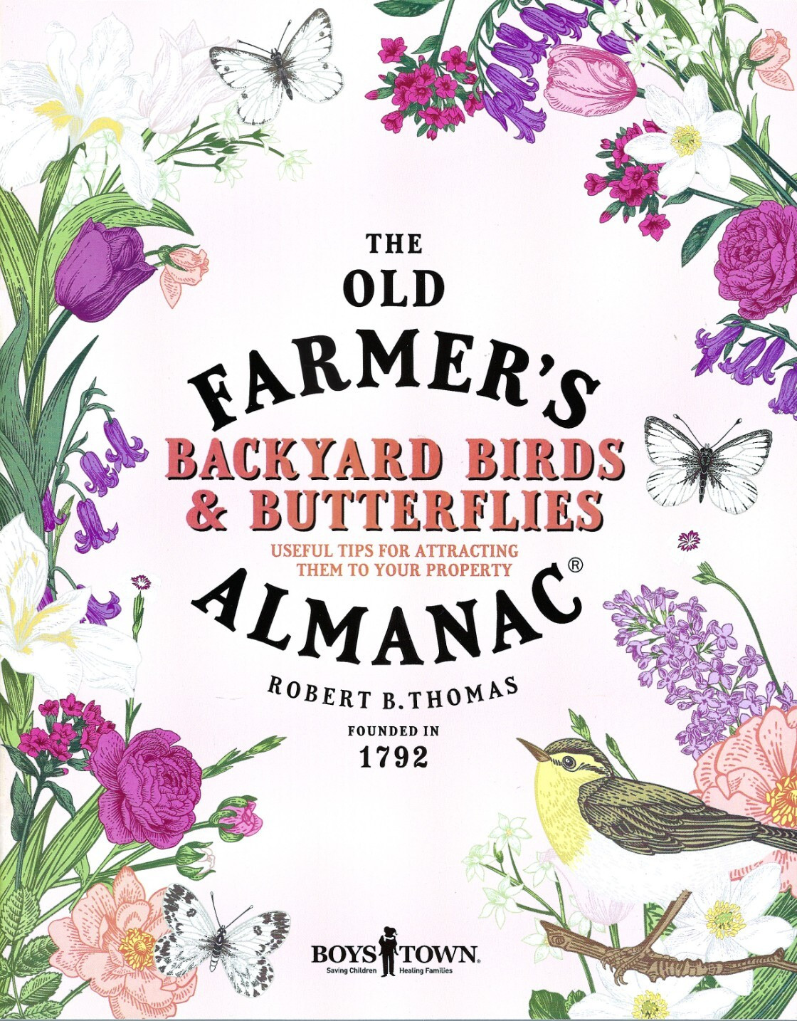 THE OLD FARMER&rsquo;S ALMANAC BACKYARD BIRDS & BUTTERFLIES Boys Town 2025