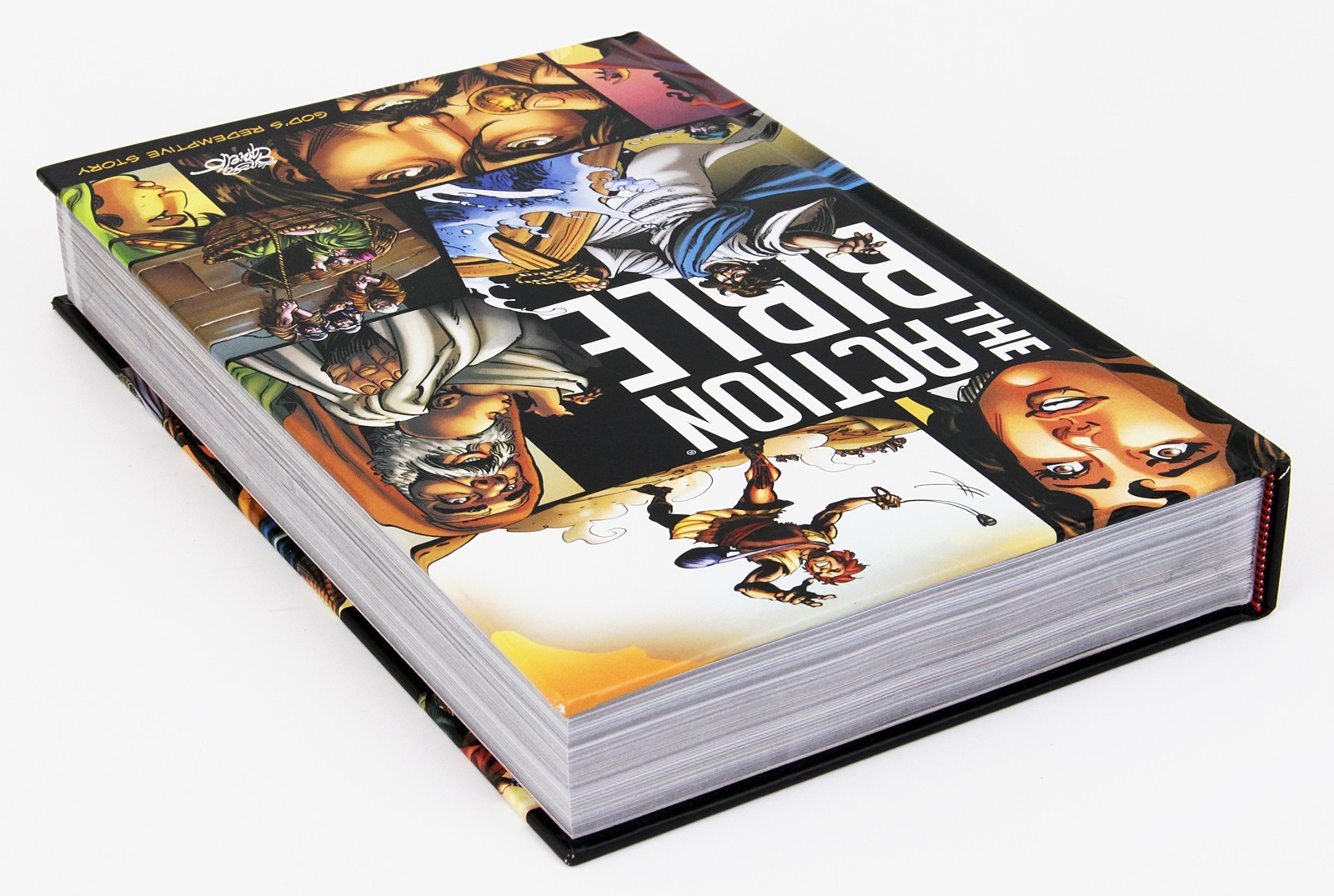 The Action Bible God&rsquo;s Redemptive Story Illustrated by Sergio Cariello 2020 HC