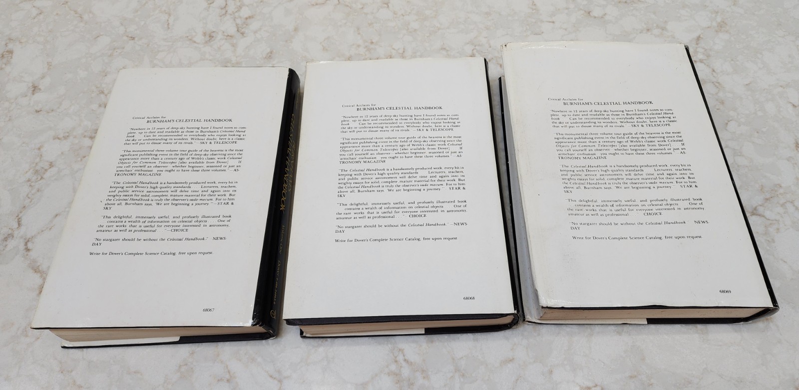 Burnham&rsquo;s Celestial Handbook 3 Volume Set by Robert Burnham Jr. Hardcover