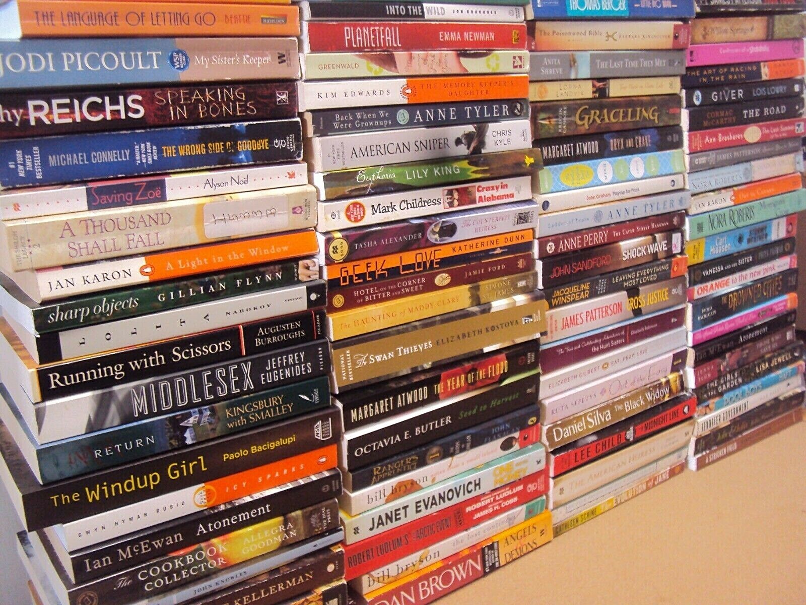 RANDOM MIX Lot 18 Large Trade Size Paperback Fiction Literature All categories