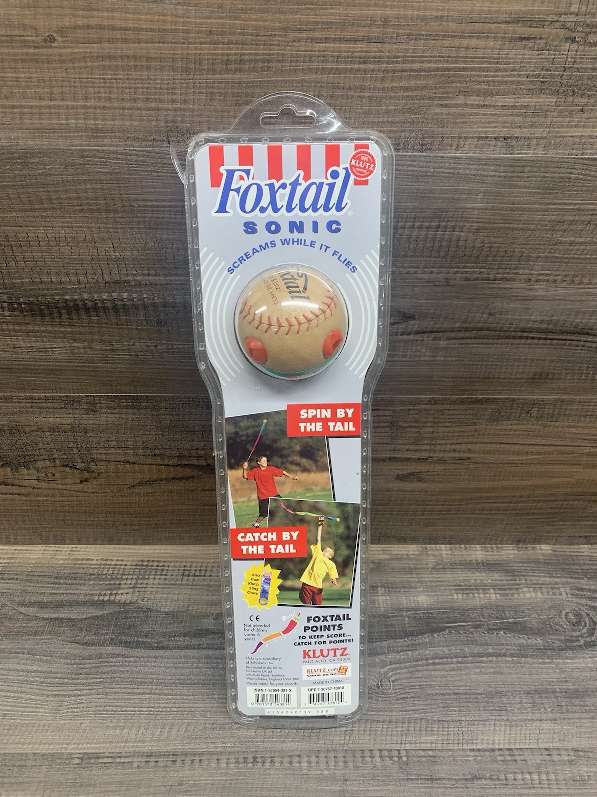 Foxtail Sonic by Klutz Editors Outdoor Fun Toy Baseball Multicolored Brand New