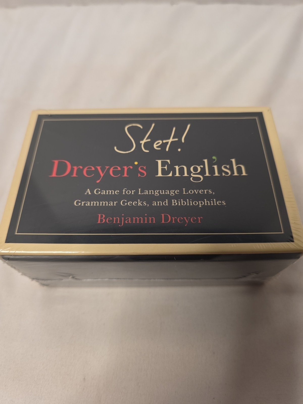 STET! Dreyer&rsquo;s English : A Game for Language Lovers, Grammar Geeks Brand New