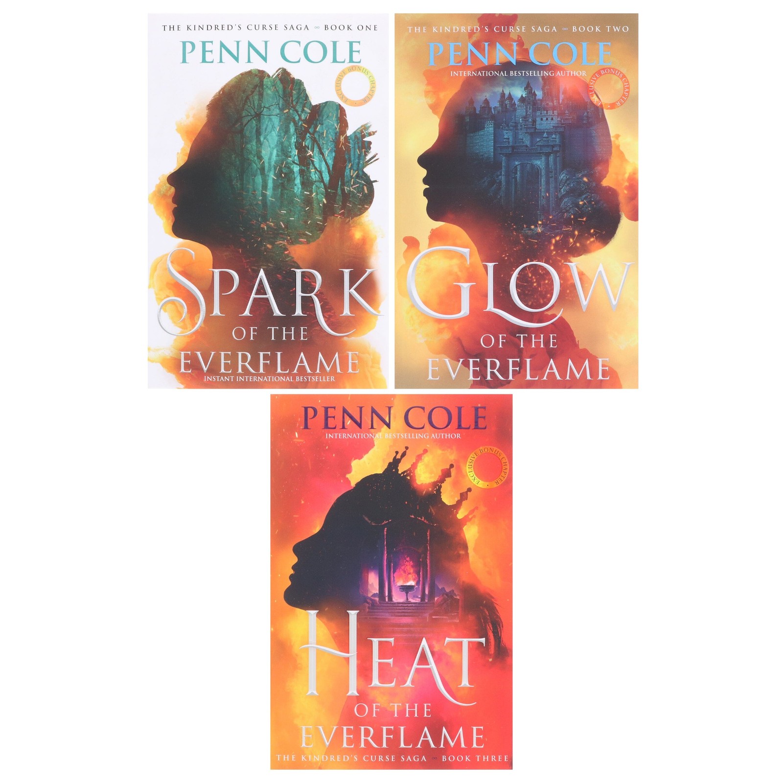 The Kindred&rsquo;s Curse Saga by Penn Cole 3 Books Collection Set – Fiction – PB