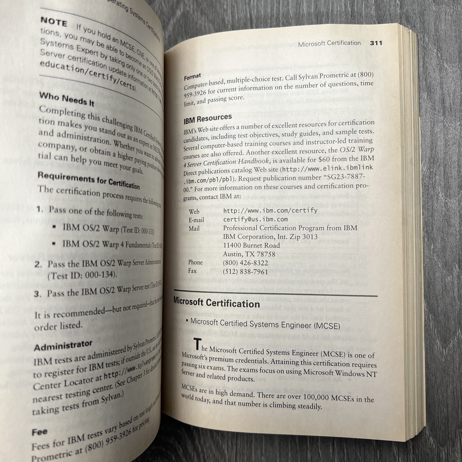 Computer and Network Professional&rsquo;s Certification Guide Christianson 1999 2nd Ed
