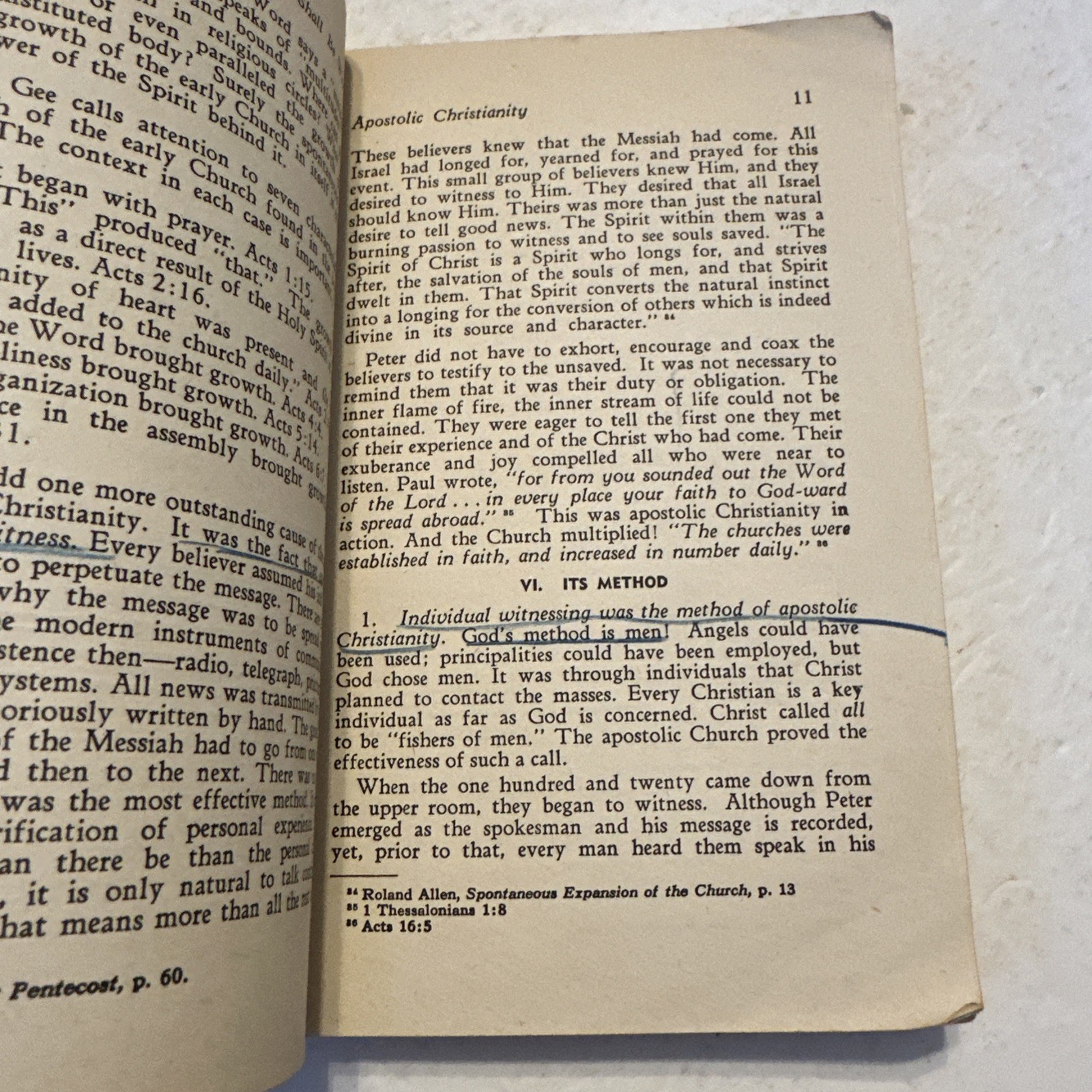 Ye Shall Be Witnesses Duane V Hurst 1952 Gospel Publishing House Pentecostal A/G