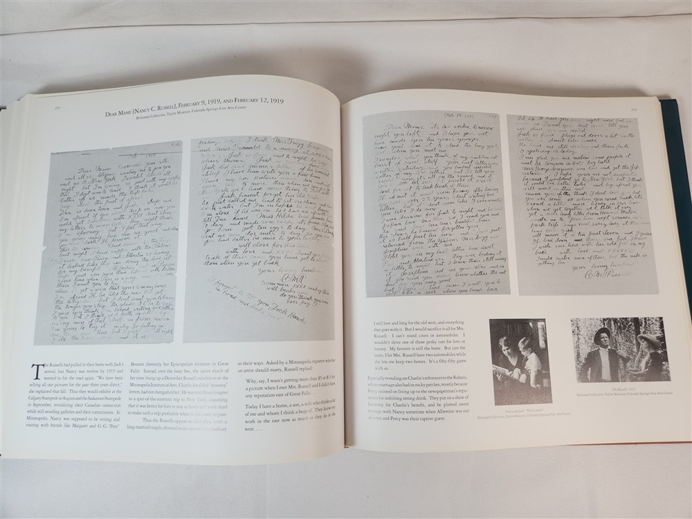 Charles M. Russell, Word Painter Letters 1887-1926 ~ 1993 HC/DJ Illustrated
