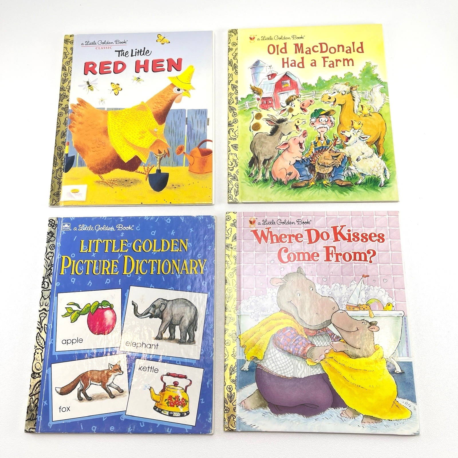 Little Golden Books Lot of 12 Classic Children&rsquo;s Books – Mixed Titles