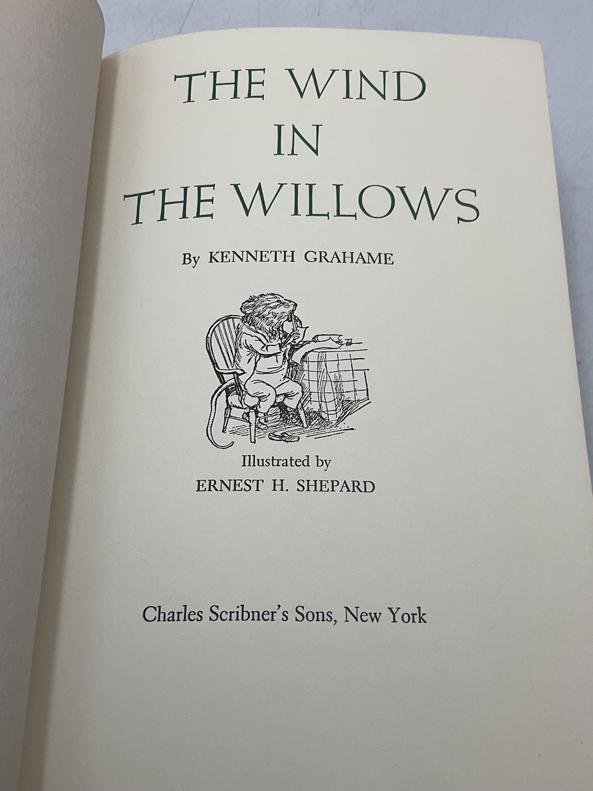 THE WIND IN THE WILLOWS Kenneth Grahame 1965 Hardcover Charles Scribner&rsquo;s Sons