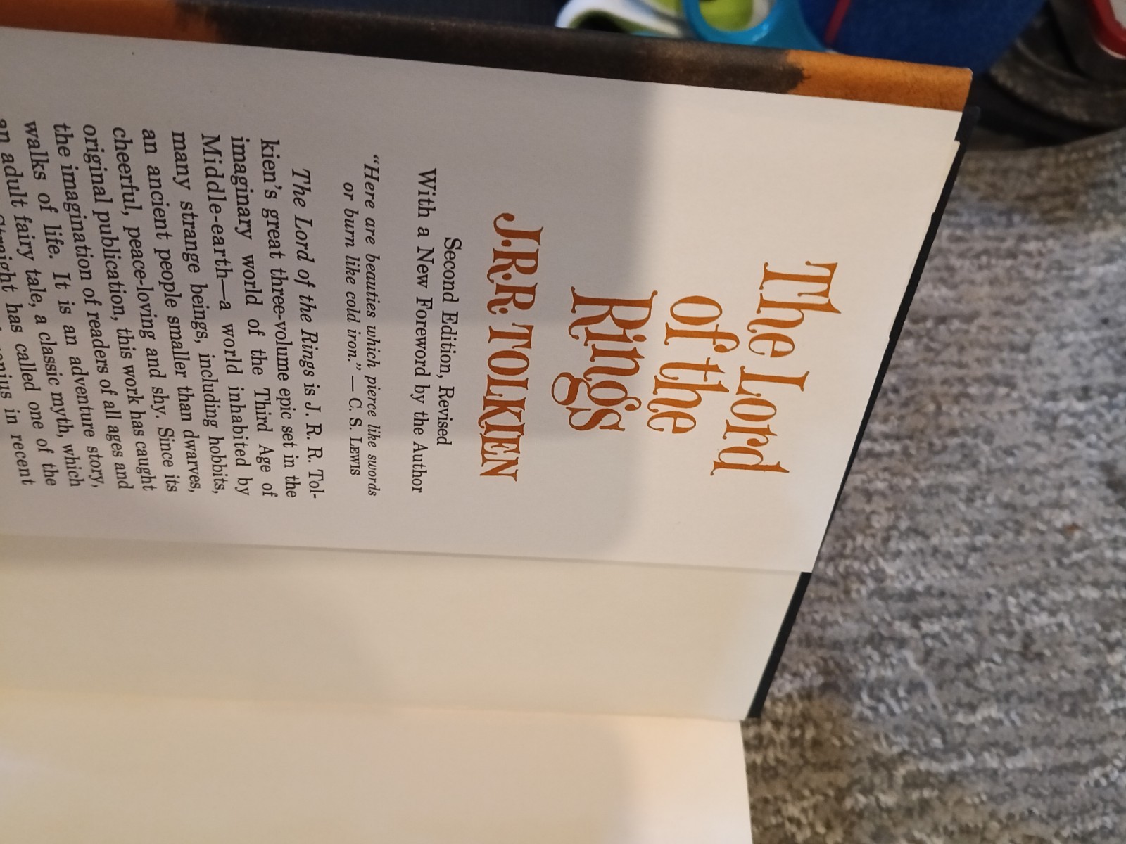 1965 Lord of the Rings Trilogy Complete Set 2nd Edition 1965 J.R.R. Tolkien LOTR