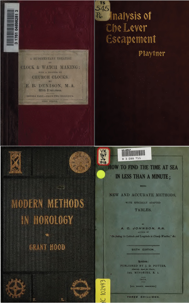 Watchmaker Horology Pocket Watch Clock Repair – 220 Old Rare Books on DVD