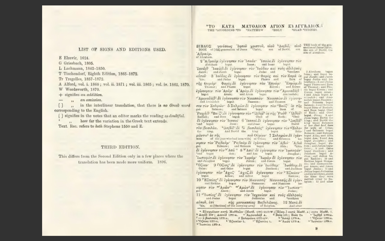 Englishman&rsquo;s Greek New Testament Interlinear Bible – KJV Christian E-Book on CD