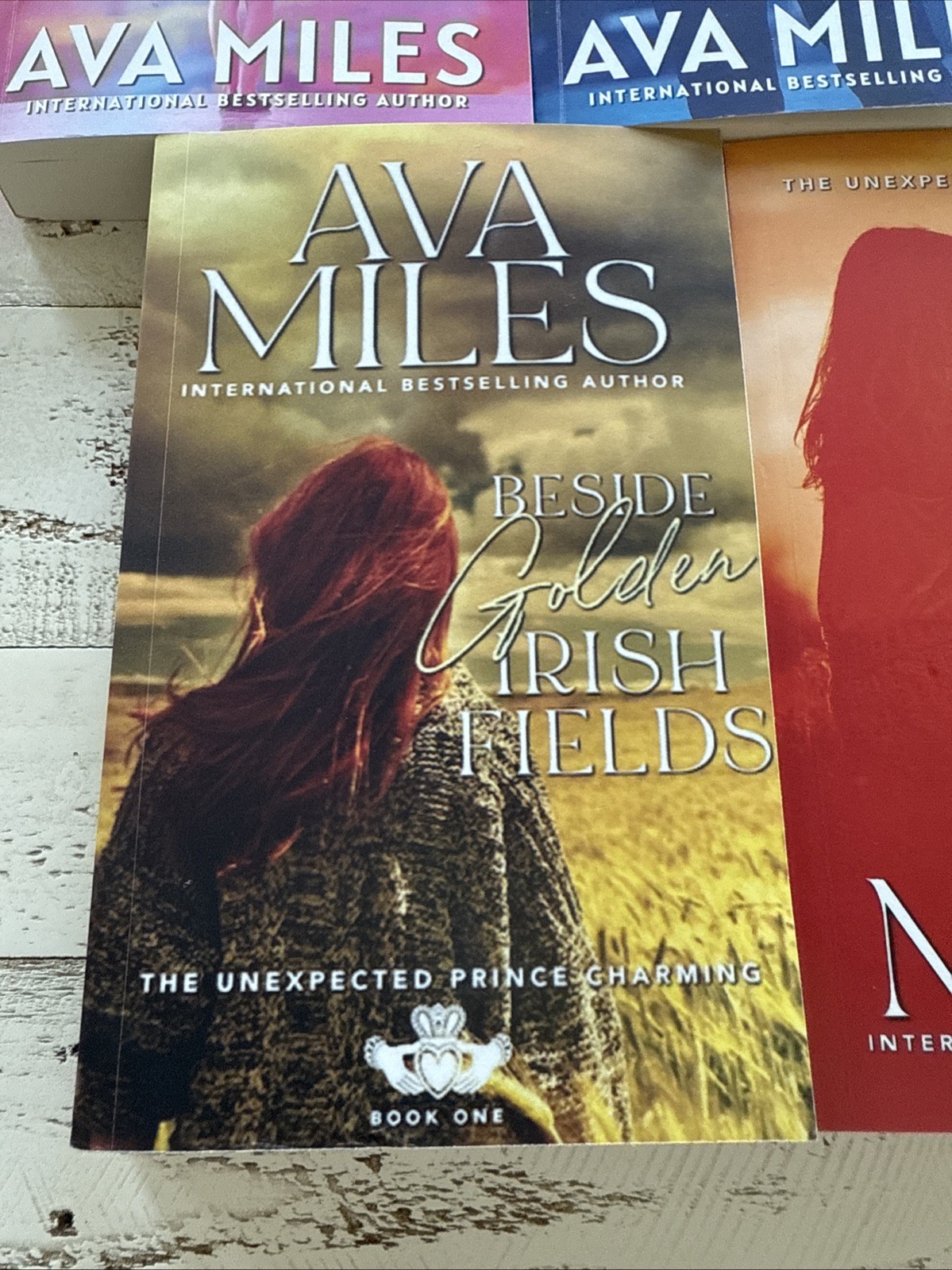 Lot of 5 Ava Miles Romance Books Paris Roommates Irish Series Dare River Novel