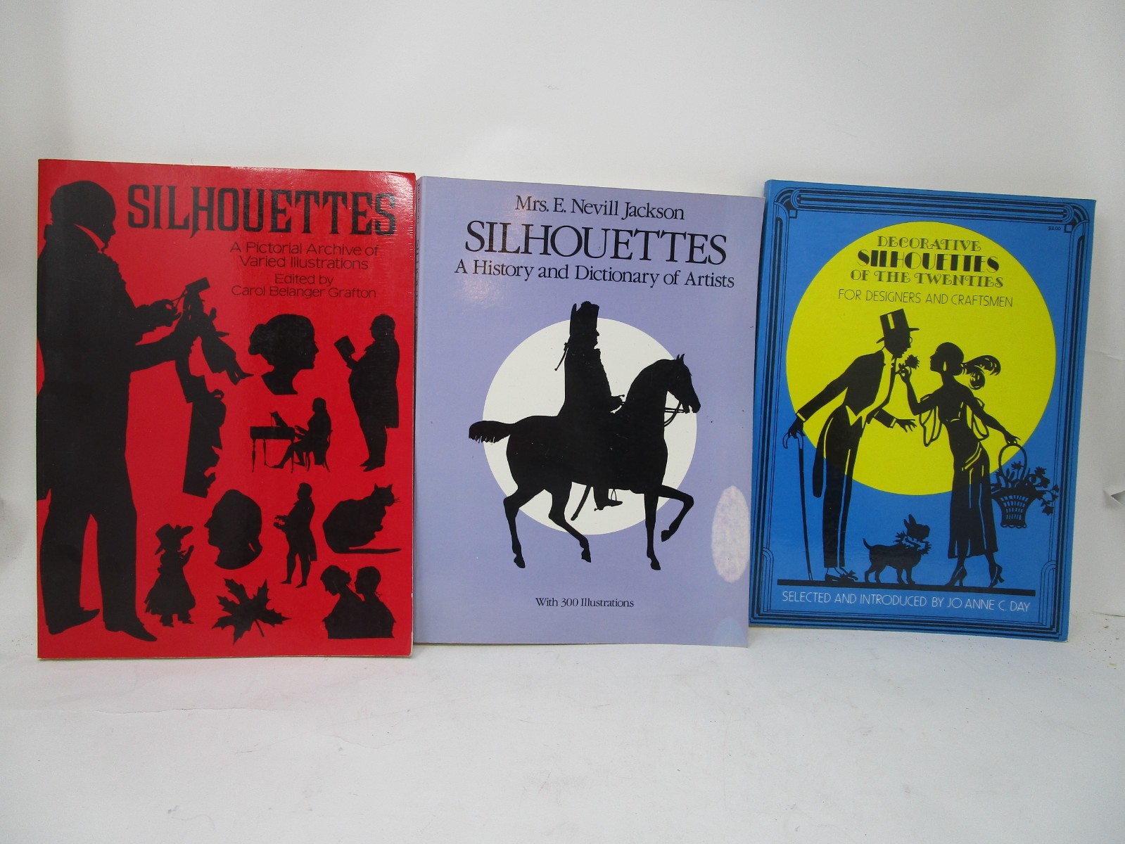3 Volumes SILHOUETTES History and Dictionary 1920&rsquo;s designs.