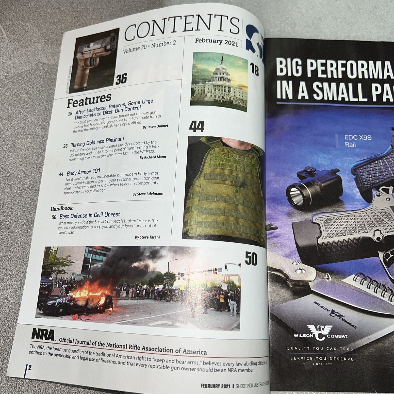 America&rsquo;s 1st Freedom 150 Years Strong February 2021 Vol.20 #2 NRA Magazine T27