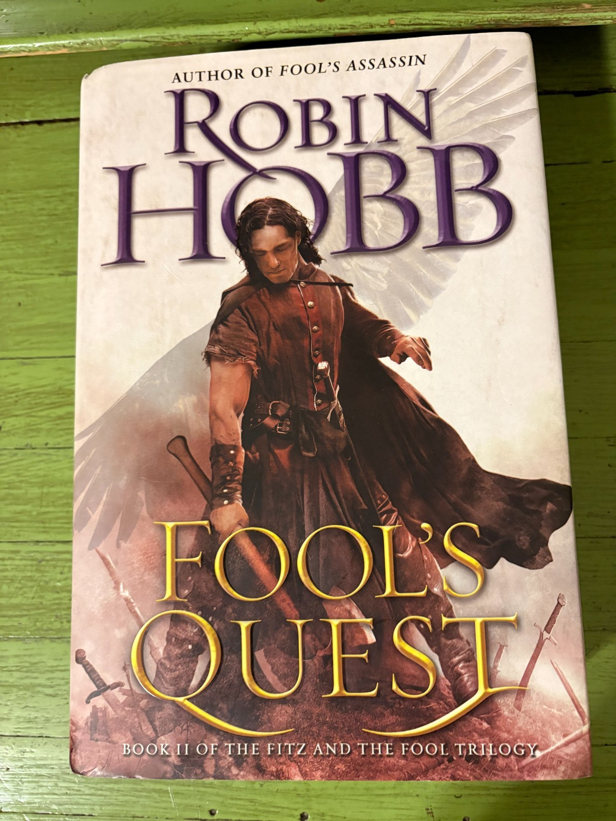 Robin Hobb Fool&rsquo;s Quest Fitz and The Fool Series #2 Hard Cover DJ Like New