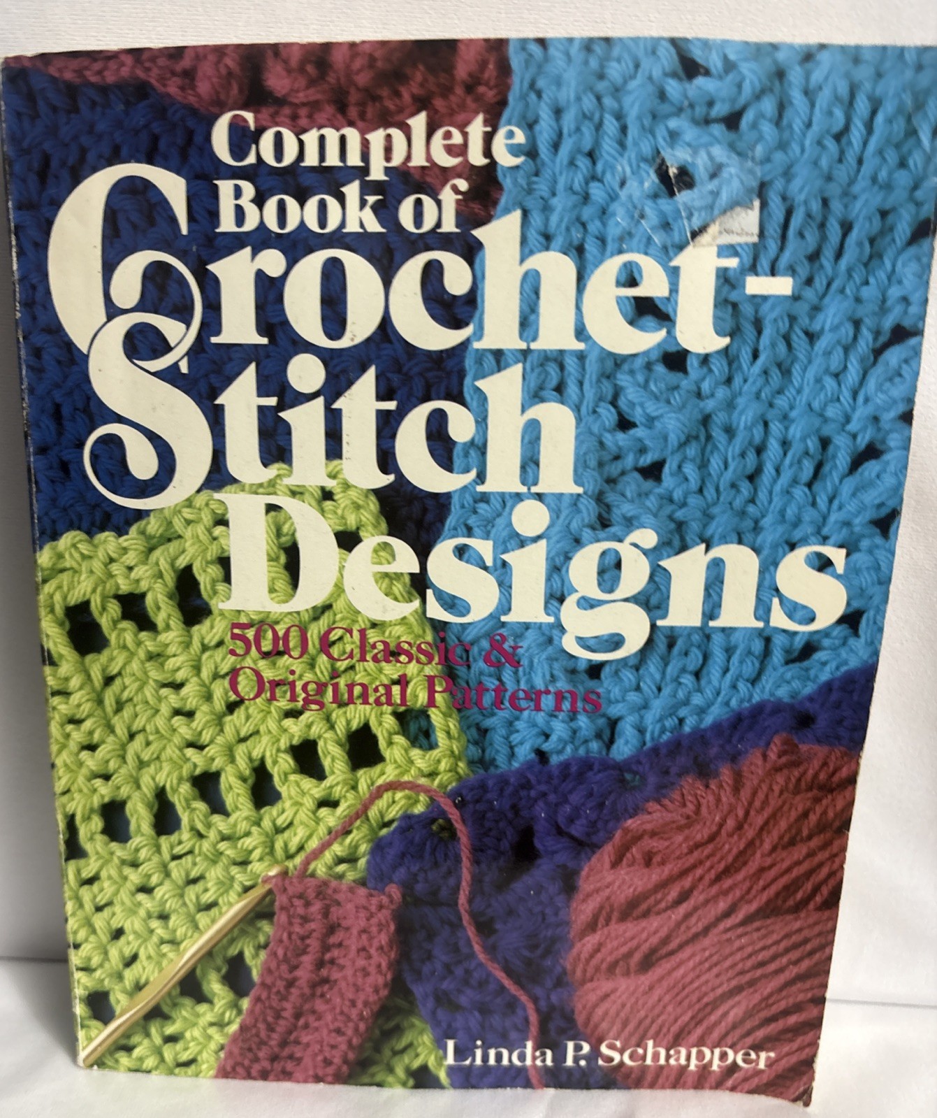 Complete Book of Crochet Stitch-Designs~The work basket~Crochet Handbook 3 Books