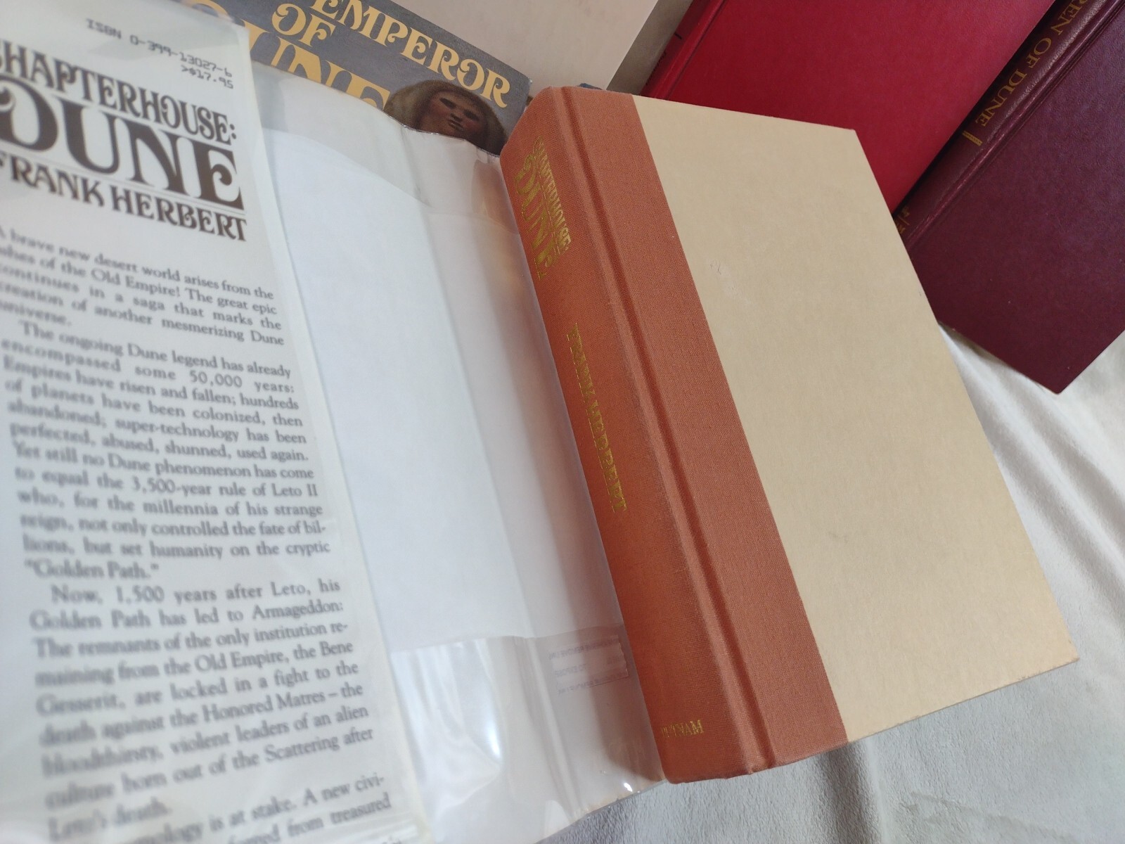 DUNE by Frank Herbert Complete Set of 6 Hardcover Mostly Putnam First Editions