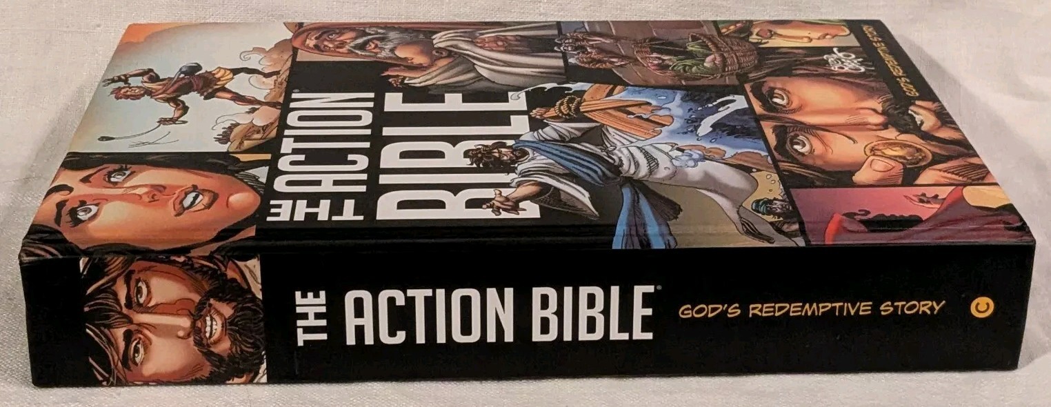 Kids Action Bible Illustrated Gods Redemptive Story Hardcover Sergio Cariello