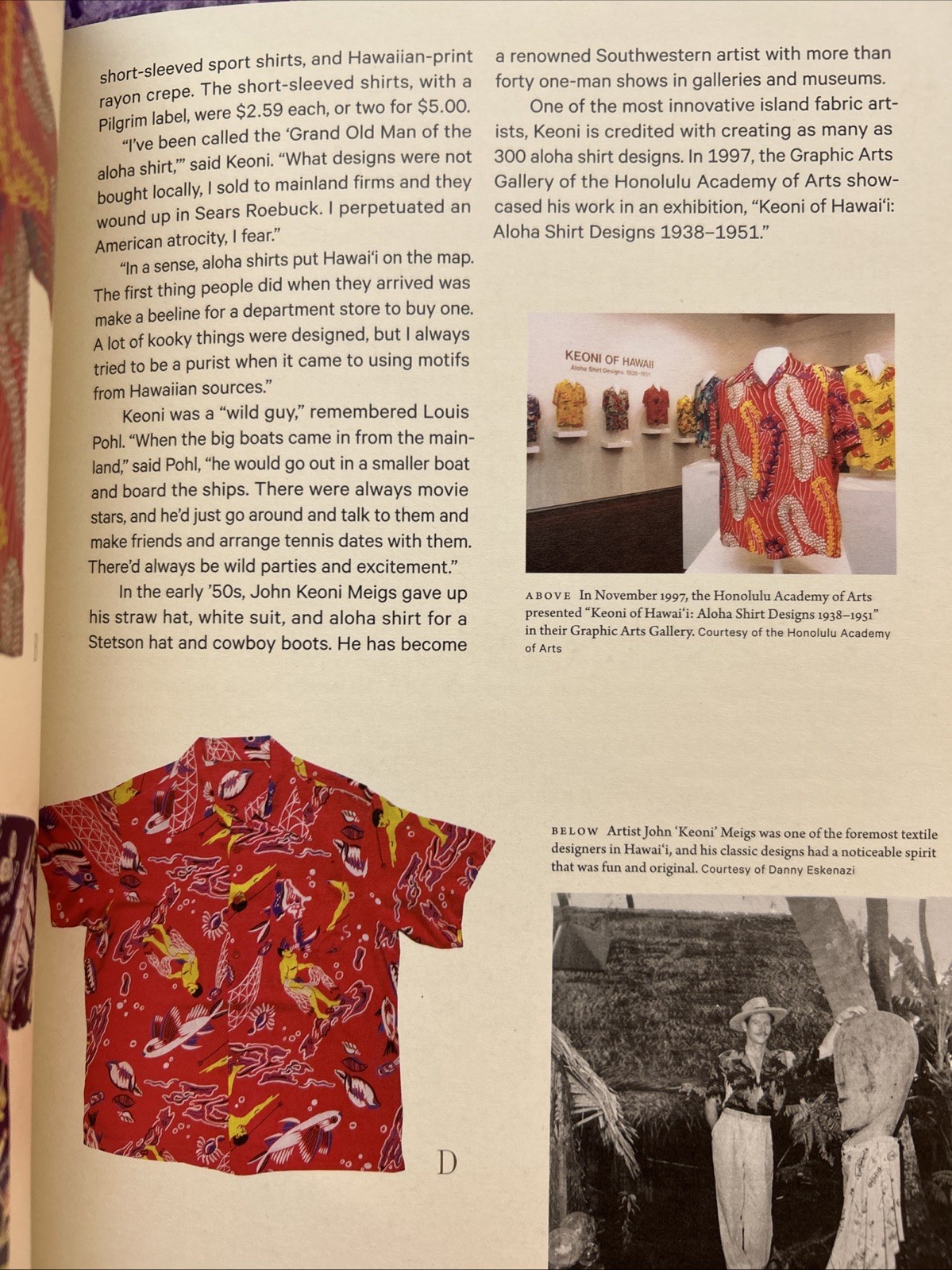Aloha Shirt Dale Hope Patagonia Book Hawaiian Vintage Shirts Photo HB Like New