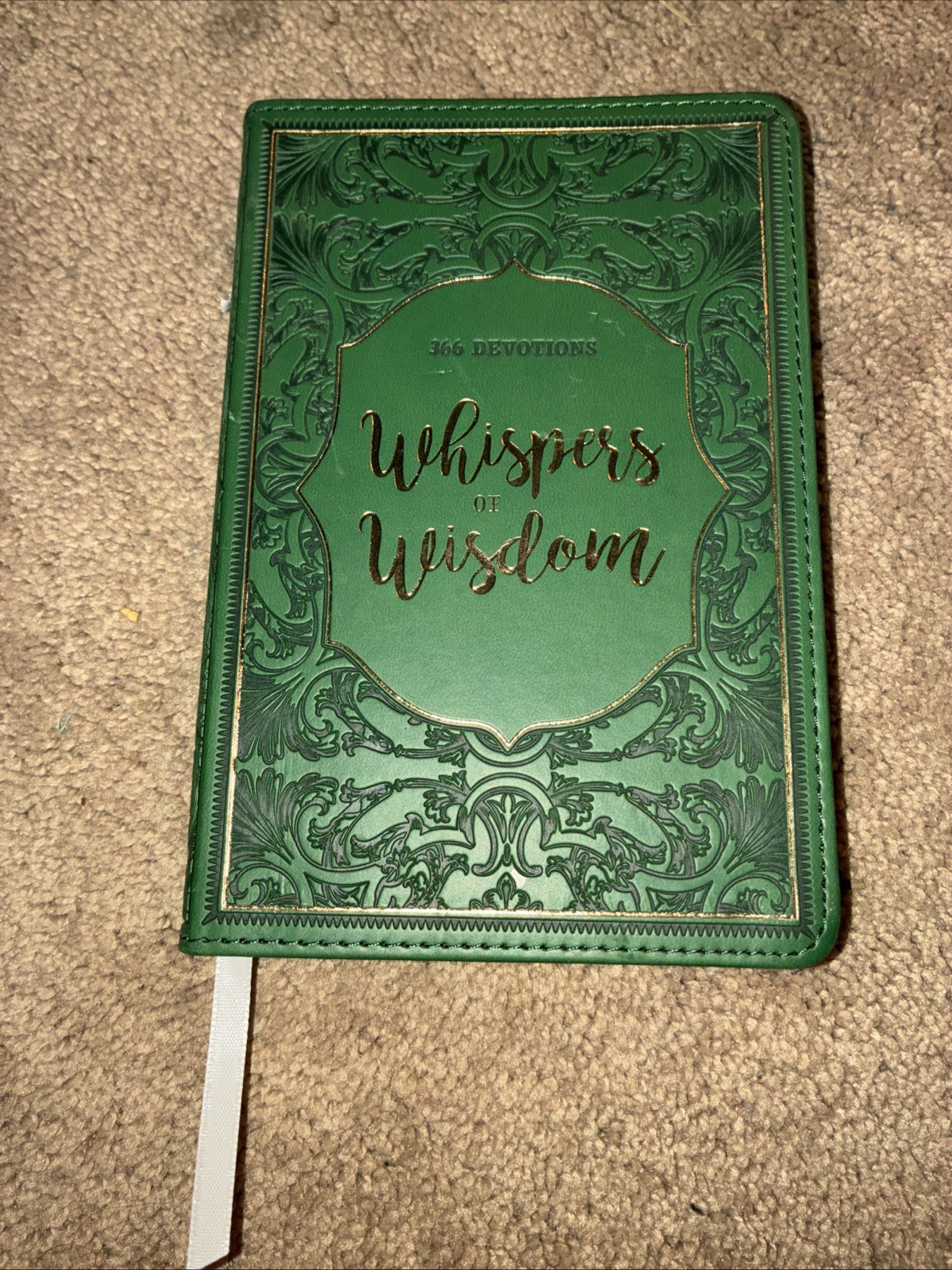 Devotional Whispers of Wisdom 2020 Leather Like Embossed Cover 365 Devotionals