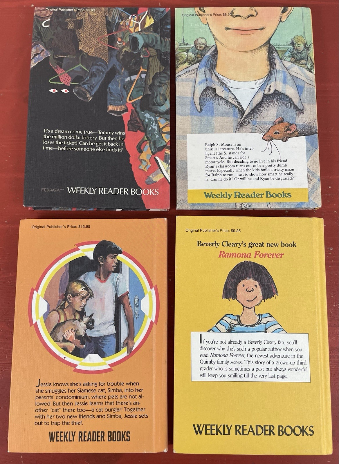 Lot of 11 VTG 1980s Weekly Reader Children&rsquo;s Book Club Hardcover Books