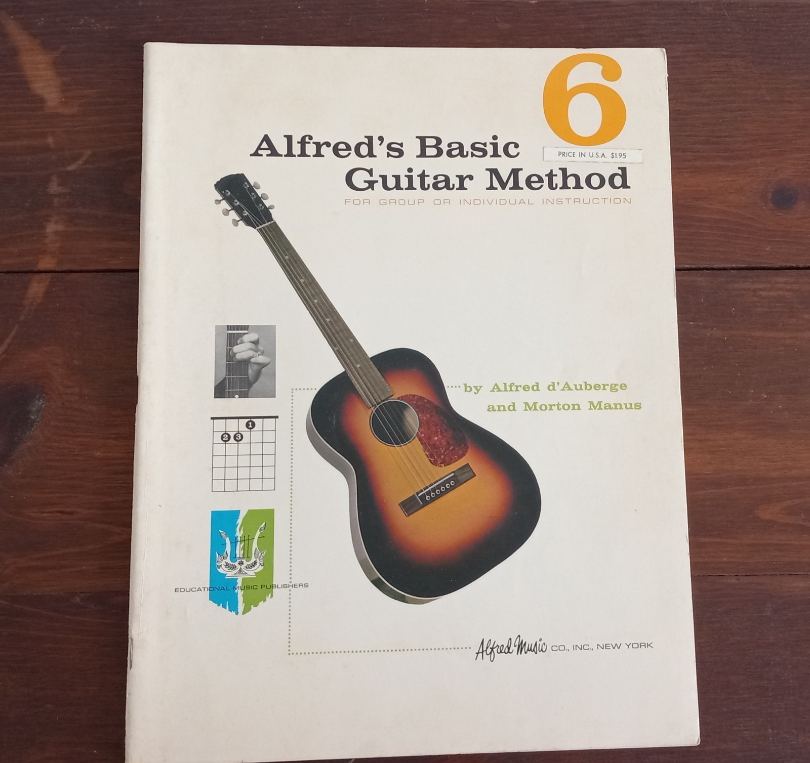 Vintage 1958 Alfred&rsquo;s Basic GUITAR Method #6 39 Pages