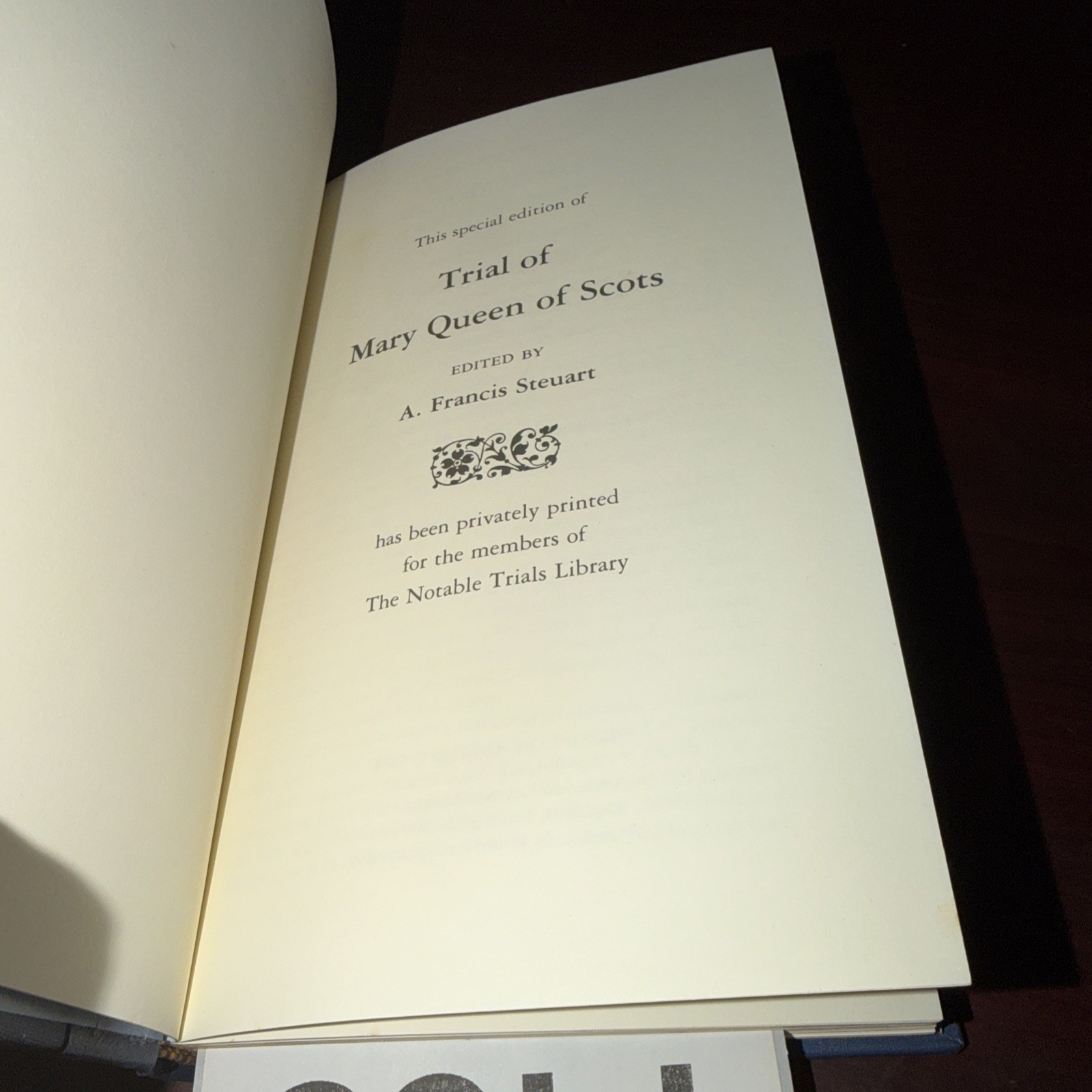 Trial of Mary Queen of Scots by A. F. Steuart – The Notable Trials Library