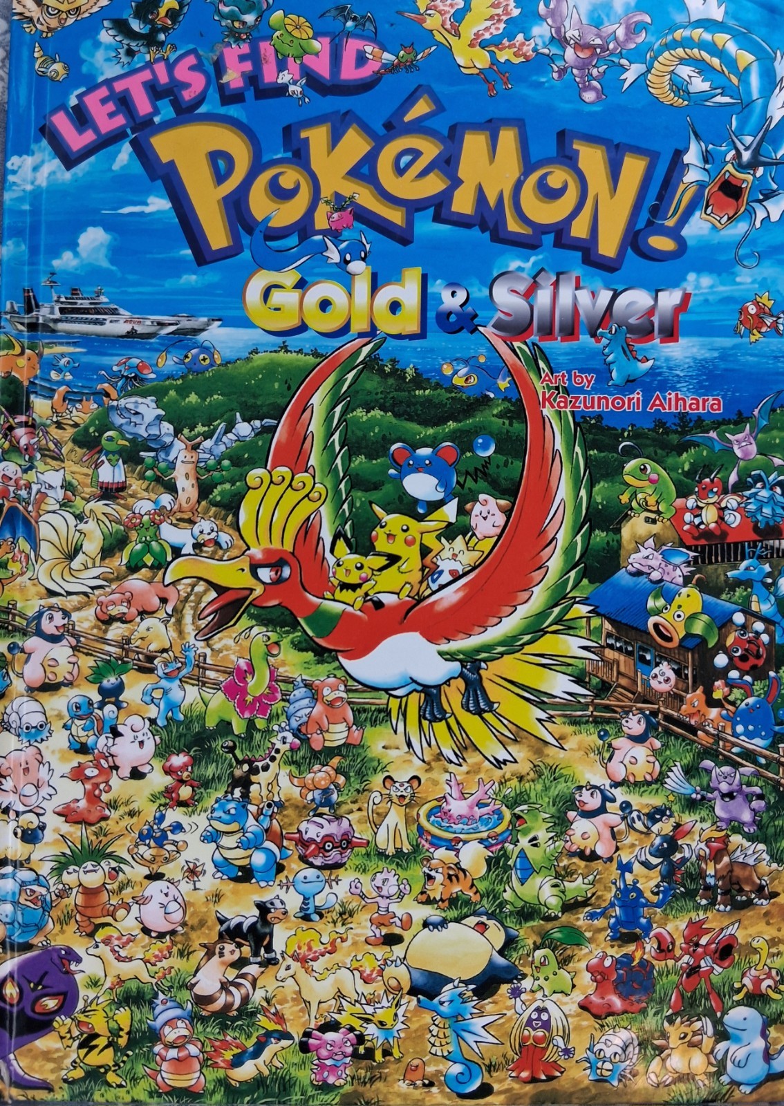 Pair of « Let&rsquo;s Find Pokemon! » Hardcover GOLD & SILVER / SPECIAL COMPLETE EDITION