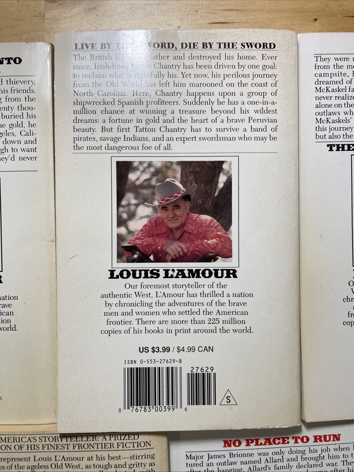 Louis L&rsquo;amour Paperback 5 Pack – Titles and batch SKU in description. As shown.