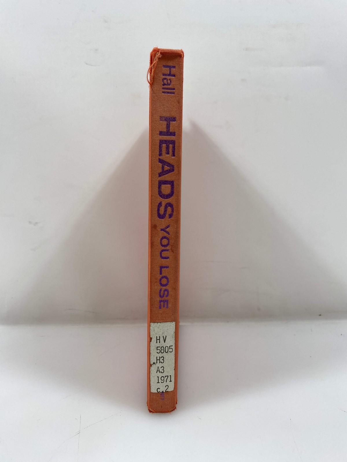 Heads You Loose by Pamela Hall Ex-library 1971 HC