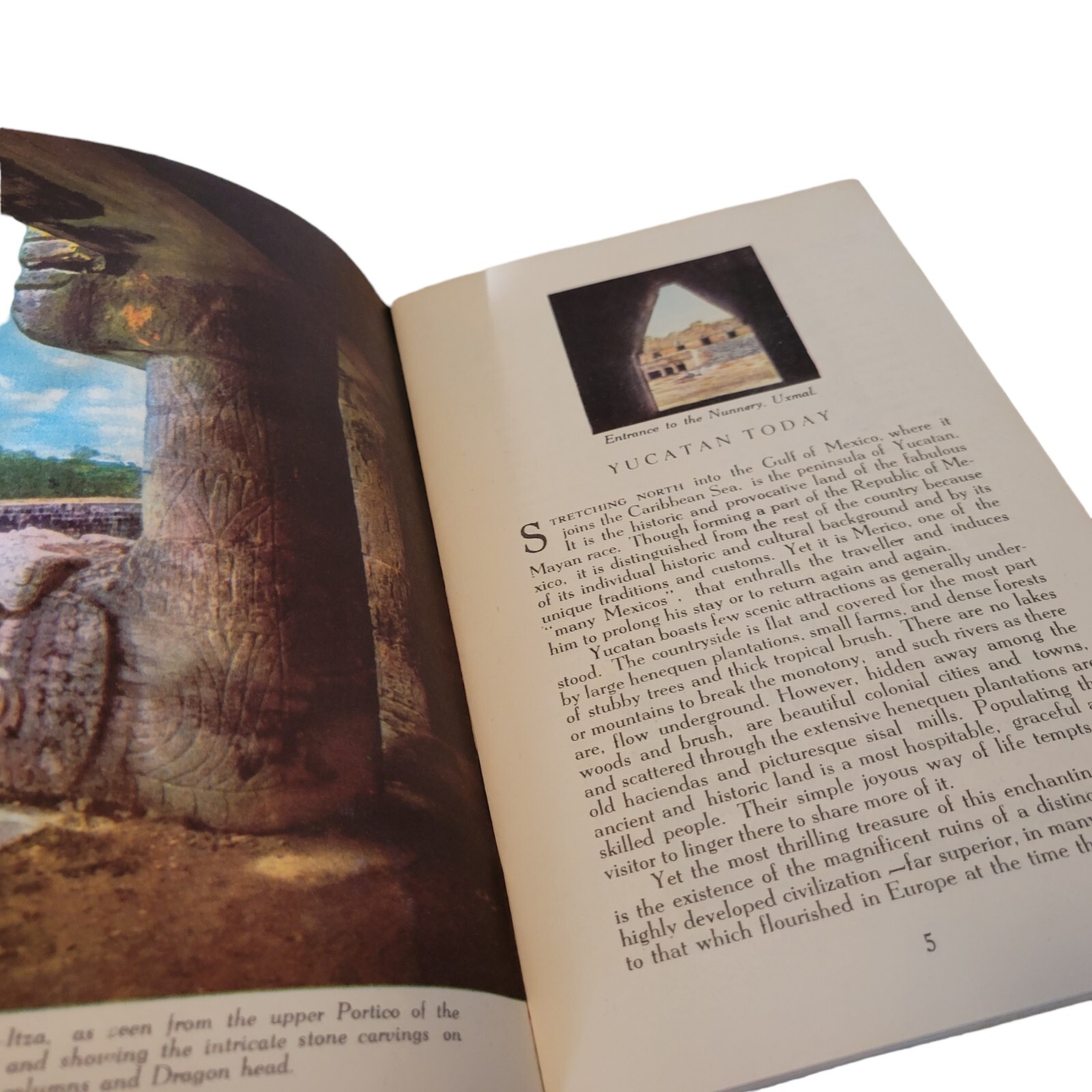 Vtg 50&rsquo;s Yucatan Land of the Maya Tourism Guide 1953 Travel Agengy Book Mexico