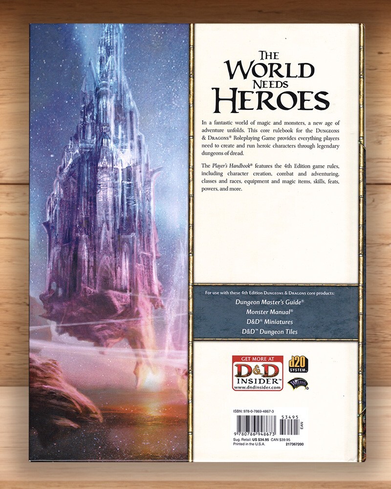 D&D Player&rsquo;s Handbook – RPG Game Core Rules – HC – Rob Heinsoo
