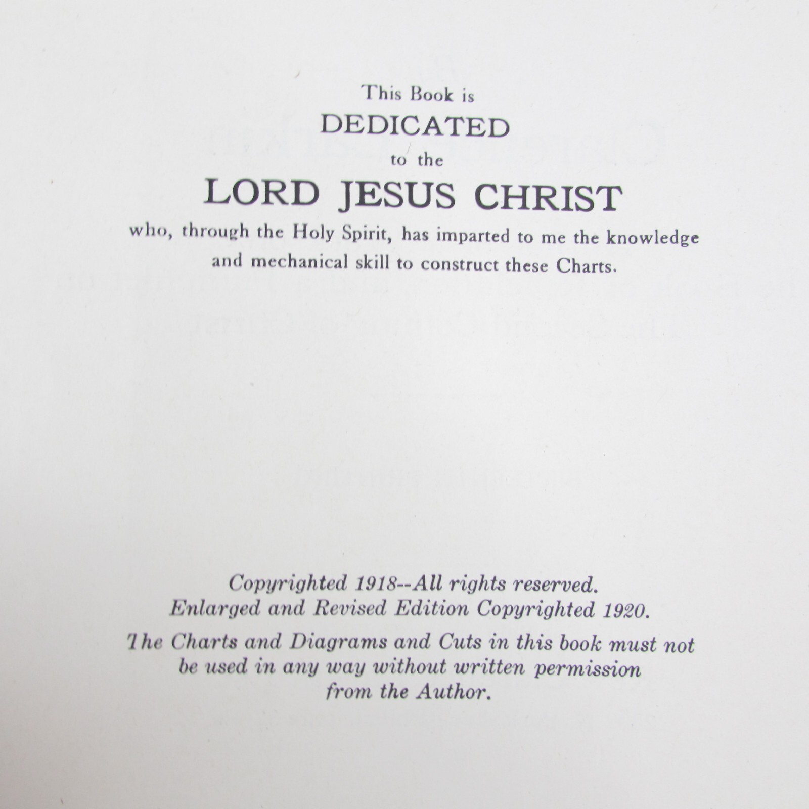 Dispensational Truth or God&rsquo;s Plan & Purpose in the Ages Clarence Larkin 1920 HB