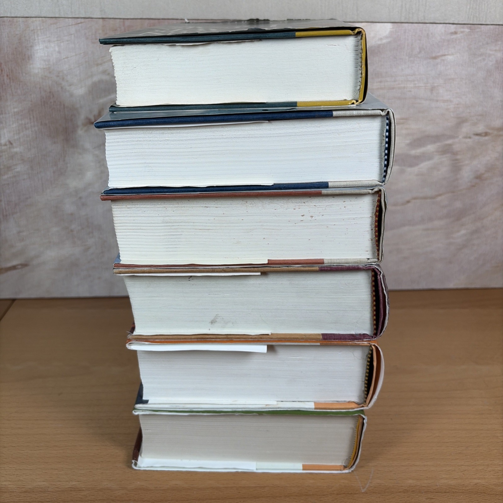 Complete Set Series Lot of 6 Earth&rsquo;s Children Books by Jean Auel HARDCOVER