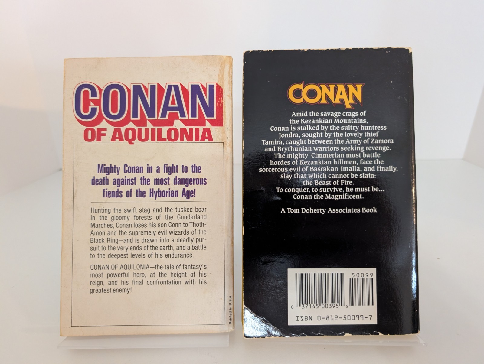 Conan The Barbarian Novels PB Lot The Magnificent and Aquilonia Vintage Books