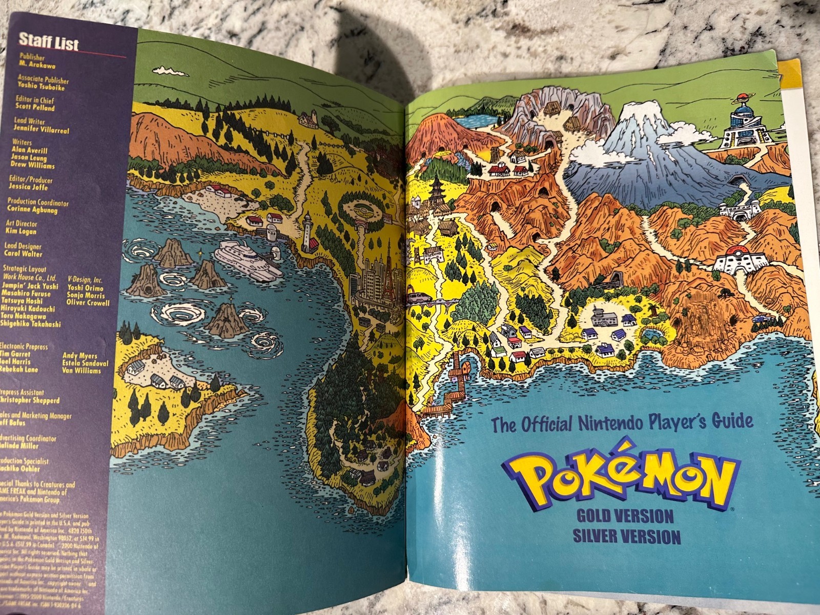 NINTENDO POWER Pokemon Gold & Silver Versions 2000 Official Player&rsquo;s Guide Used