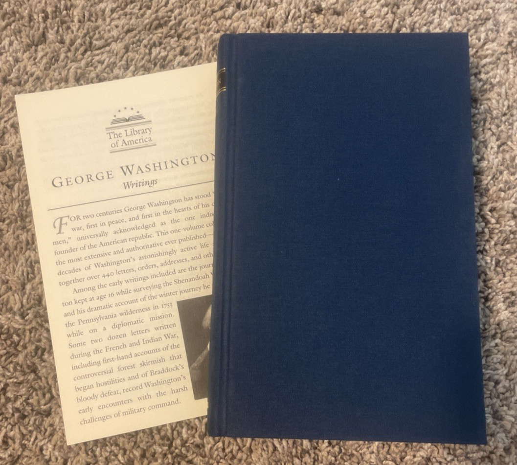 The Library Of America Washington Writings 2001 Hardcover American History
