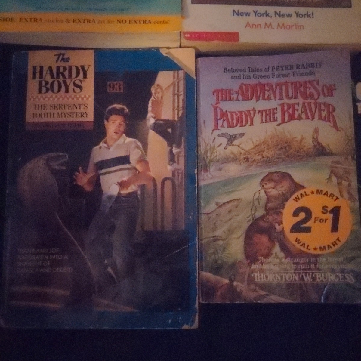 Lot of 6 Mixed Young Adult & Children&rsquo;s Paperback Novels Copyright 1960s-2000s