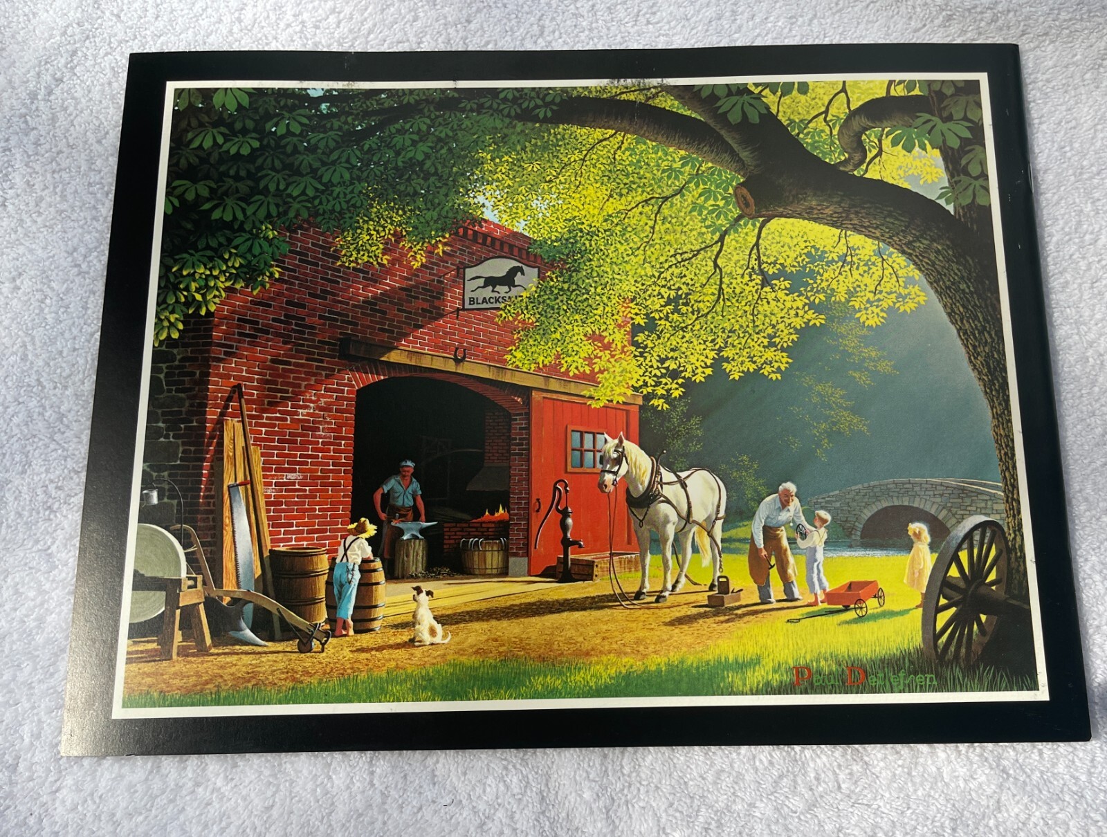 1977 Happy Memories By Paul Detlefsen 5 Prints 9&Prime; X 12&Prime; Inside Book # 1 NEW