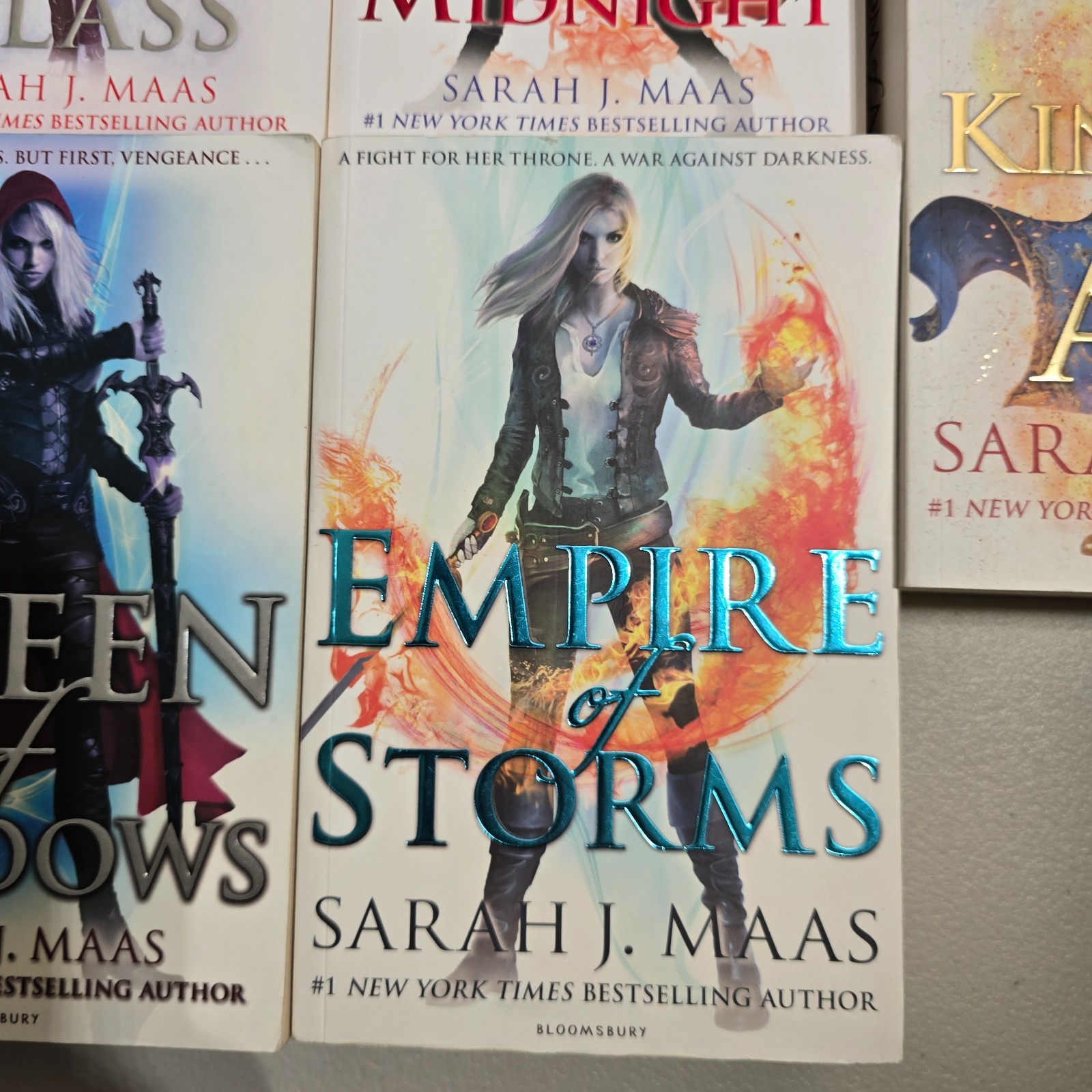 Throne Of Glass 7x Book Bundle by Sarah J. Maas – Paperback Bulk Lot Collection