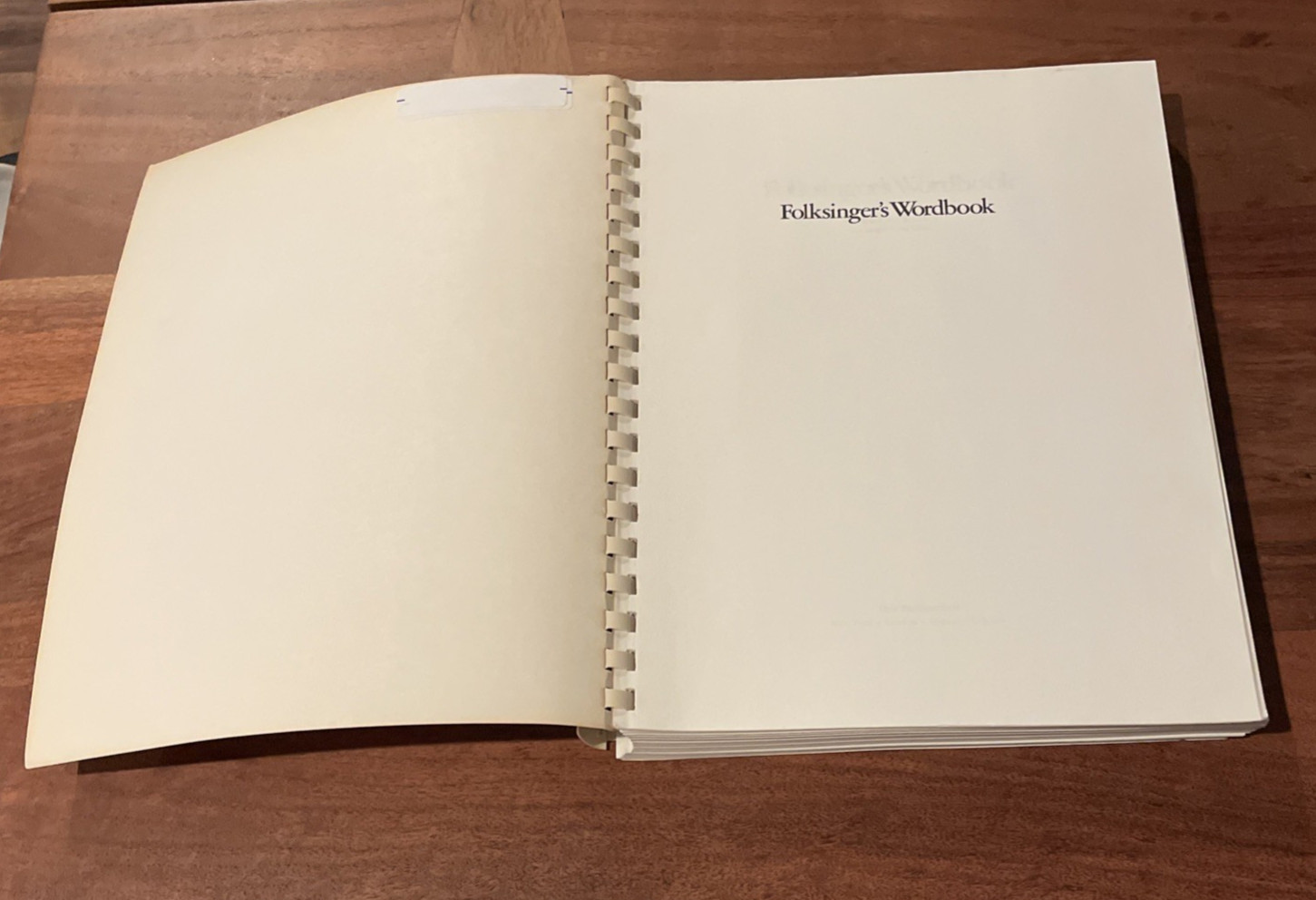 Folksinger&rsquo;s Wordbook Deluxe Edition Fred & Irwin Silber 1973 Oak Pub 1000 Songs
