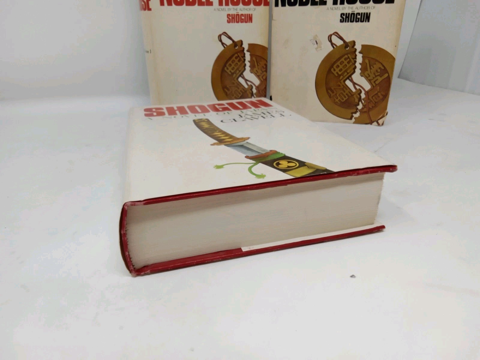 James Clavell Shogun 2 Noble House Hardcover Book Club Edition Volume 1 & 2 Lot